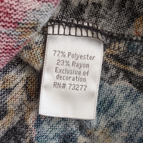 Disney by Lauren Conrad Multicolor Floral Top Size Small - Picture 10 of 14